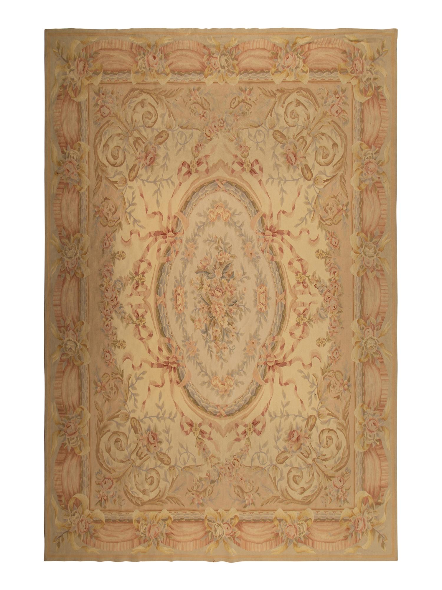 An Aubusson Style Wool Rug
