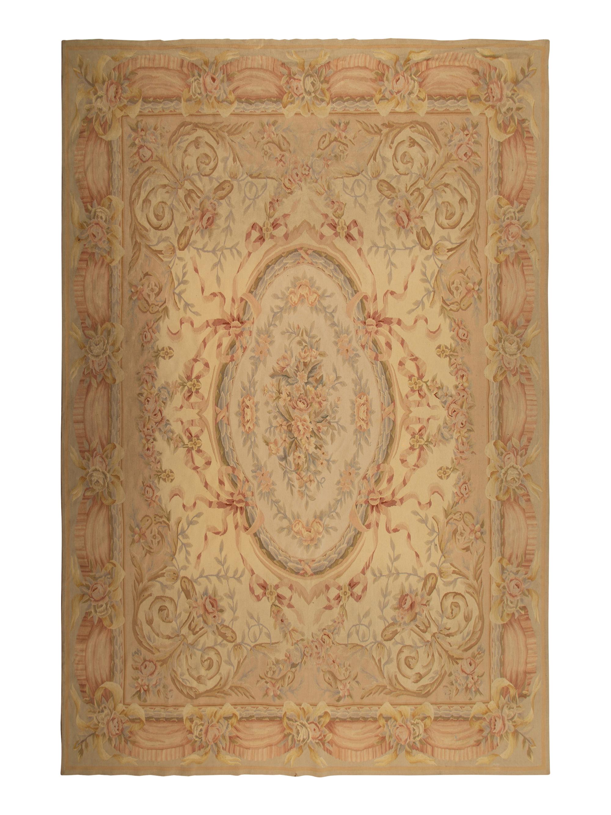 An Aubusson Style Wool Rug