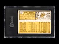 A 1963 Topps Mickey Mantle Baseball Card No. 200 (SGC 4.5 VG/EX+)