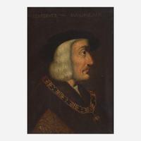 Follower of Bernhard Strigel (German, 1460–1528) Profile Portrait of Maximilian I, Holy Roman Emperor