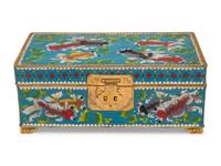 A Chinese Cloisonné Table Casket
