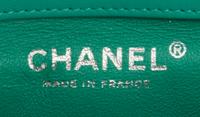Chanel Turquoise Patent Mini Quilted Classic Flap Bag, 2012