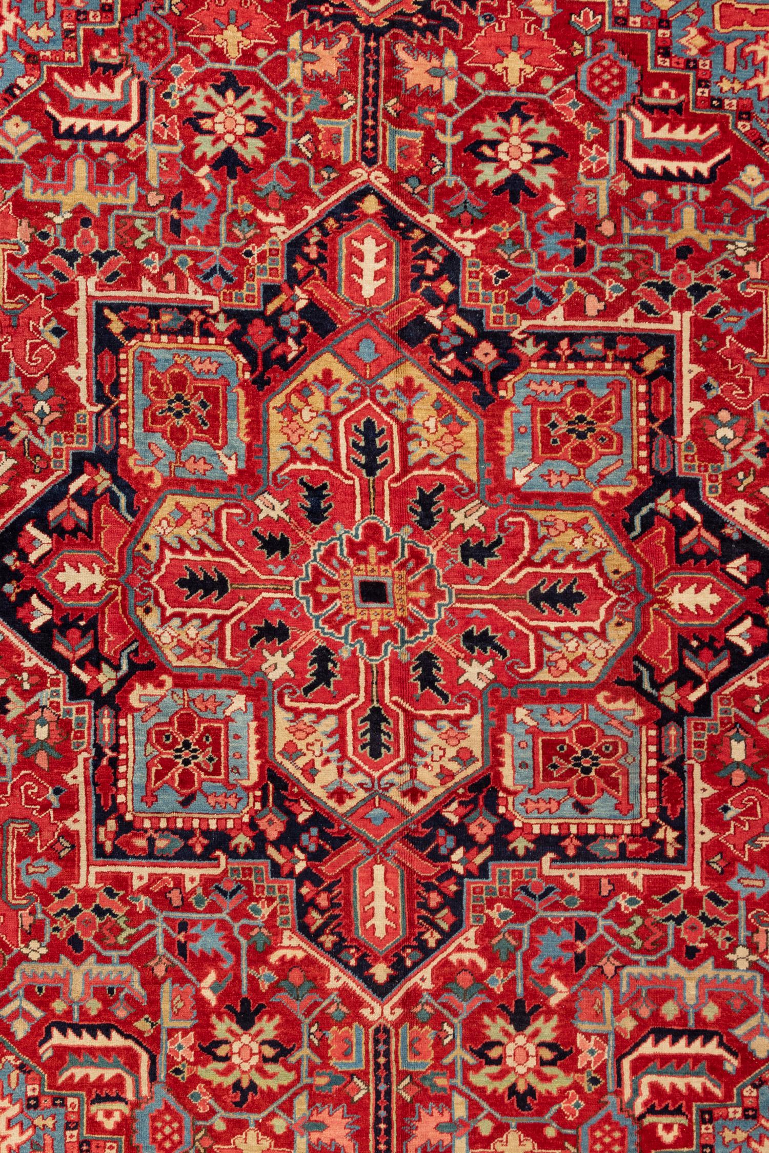 A Heriz Wool Rug