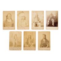 George W. Scott (American, 1854-1910) — Sioux Portraits, Including Chief Gall, Long Dog, and John Grass