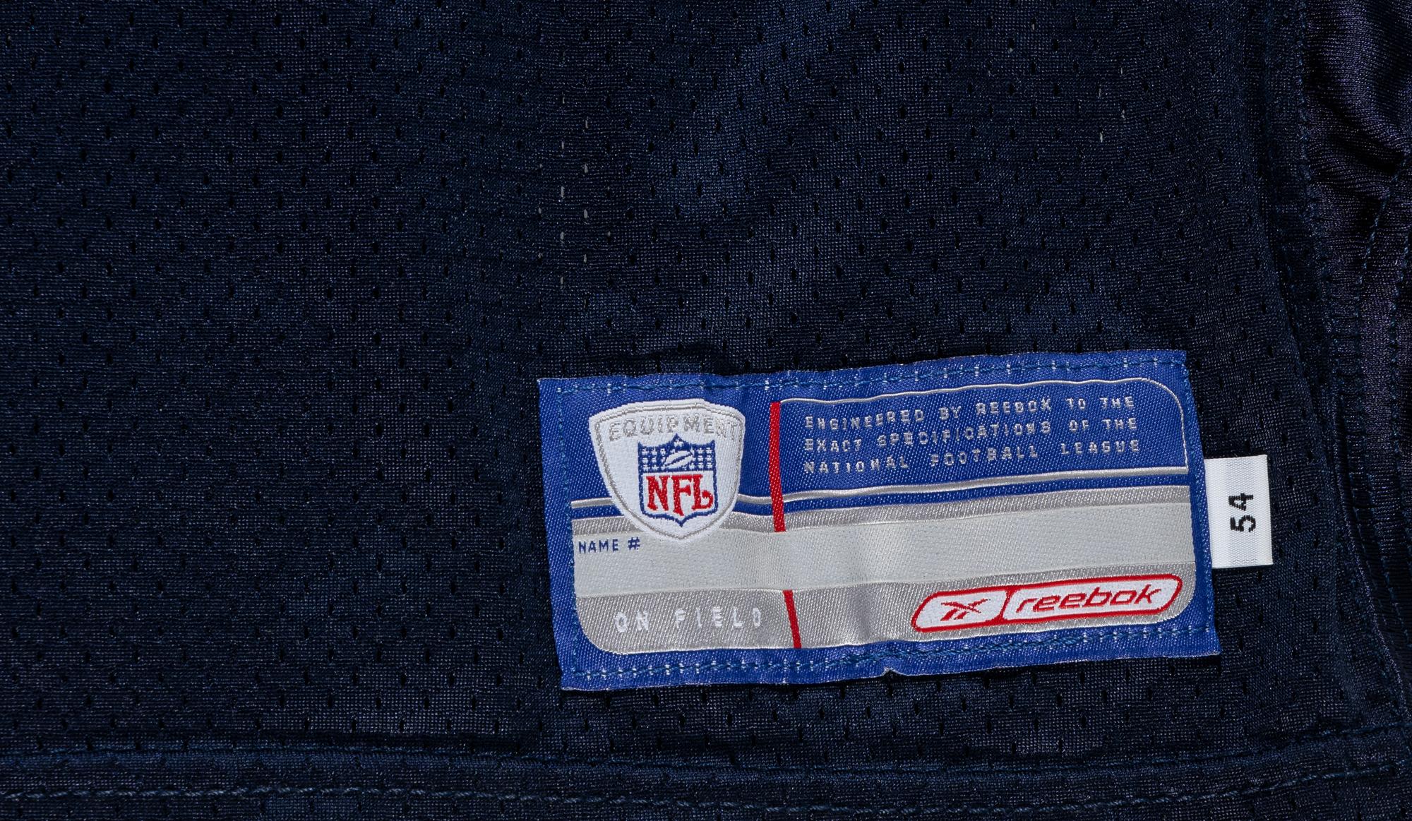 A 2002 Jerry Azumah Signed Chicago Bears Team Issued Jersey