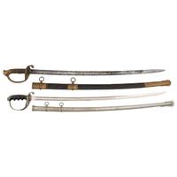 Military Archive of 1st Lt. (Later Major General) William Spencer McCaskey Including: Inscribed Civil War-era M1850 Sword, Philippine American War-era M1902 Sword, and 45 Original Letters and Photos
