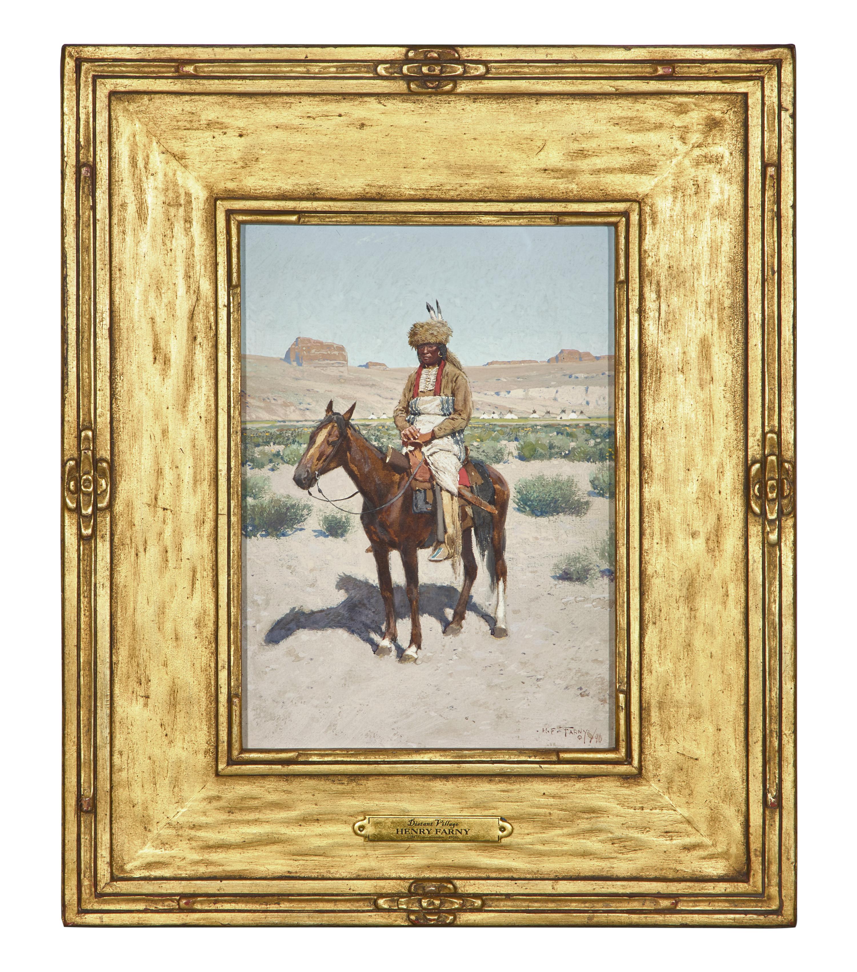 Distant Village , 1890