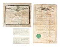 [CHICAGO - LAW]. A large group of indentures and other legal ephemera from Chicago, Cook County, and the state of Illinois.
