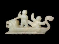 Two White Jade Carvings