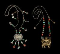 Two Chinese Silver Necklaces