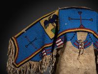 Sioux Beaded Hide Dress, with American Eagles