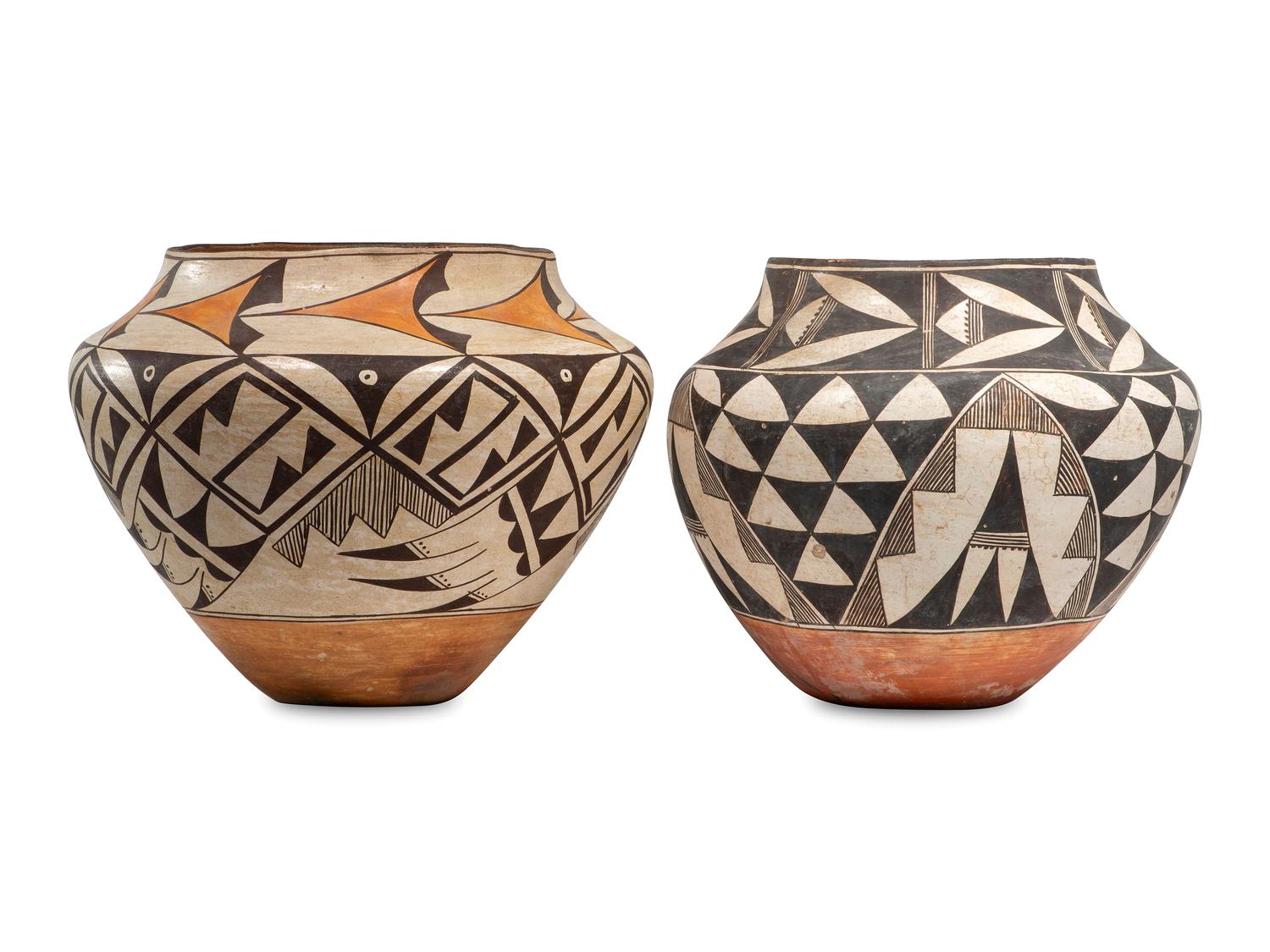 Acoma Pottery Jars