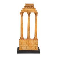 A Grand Tour Style Composition Model of the Temple of Castor and Pollux