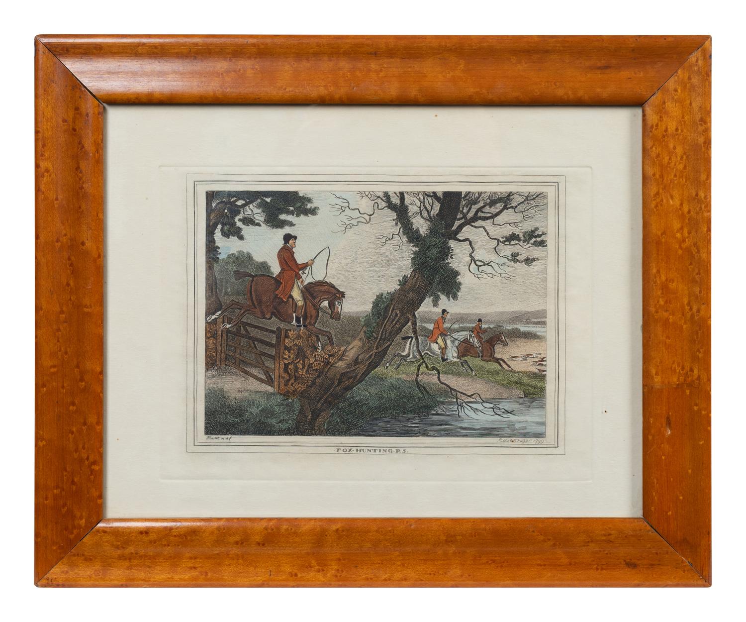 A Collection of Six Equestrian Engravings After Samuel Howitt (English, 1756-1822)