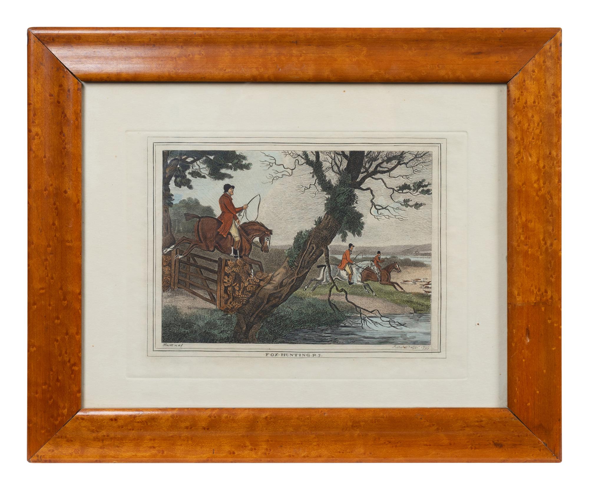 A Collection of Six Equestrian Engravings After Samuel Howitt (English, 1756-1822)