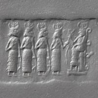 Nine Near Eastern Stone Cylinder Seals