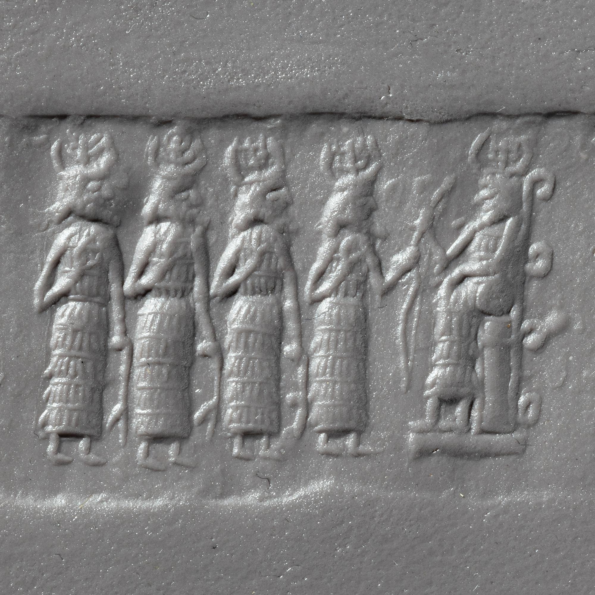 Nine Near Eastern Stone Cylinder Seals