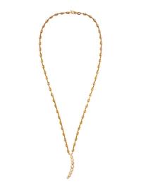 YELLOW GOLD AND DIAMOND NECKLACE