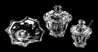 Three Baccarat Glass Articles Height of largest 6 inches. — 20TH CENTURY