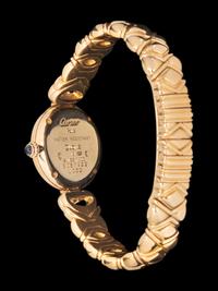 CARTIER, 18K YELLOW GOLD 'VENDÔME' WATCH
