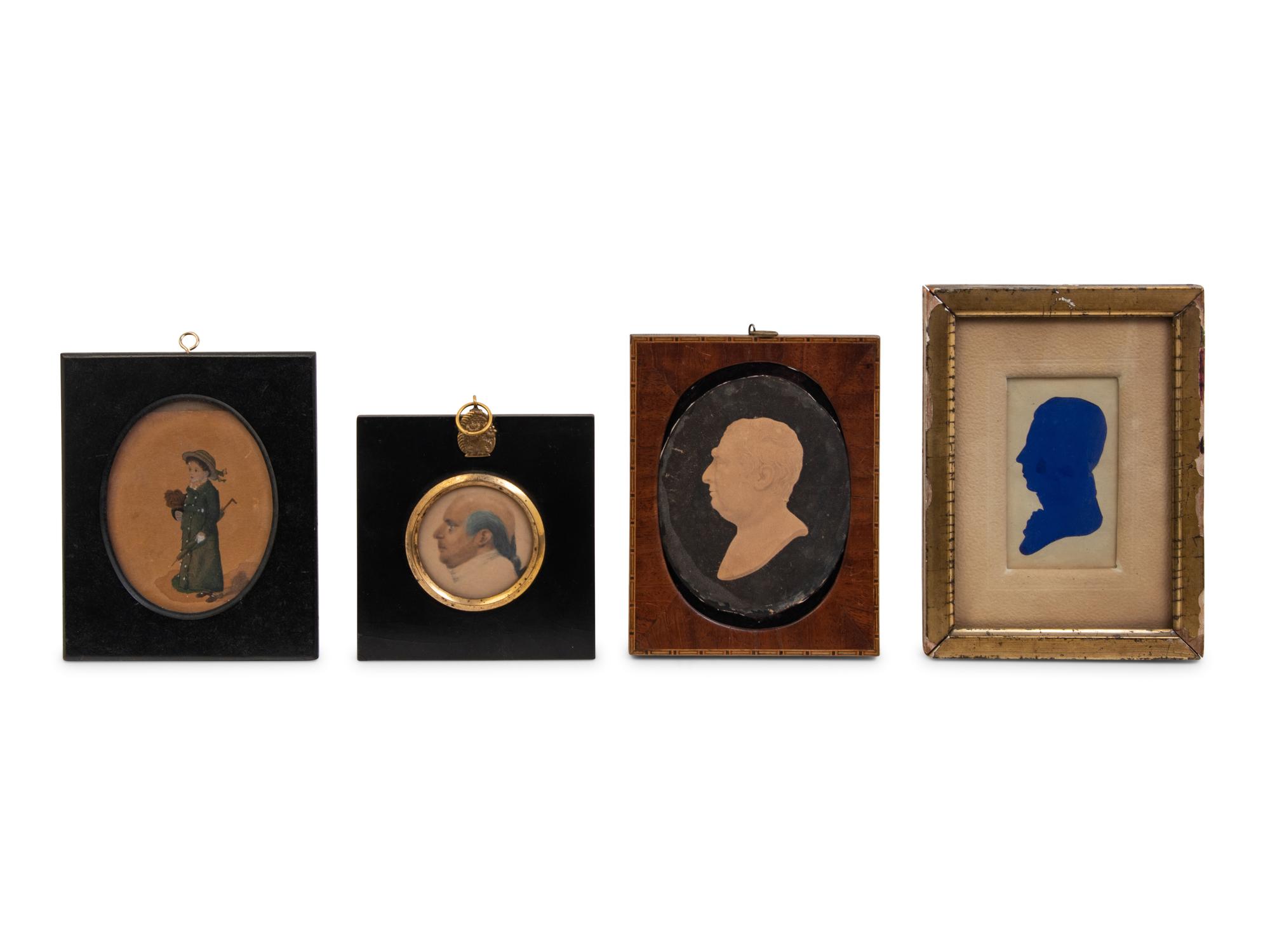 Four Framed Decorative Articles
