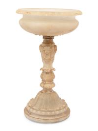 An Italian Alabaster Table Lamp
