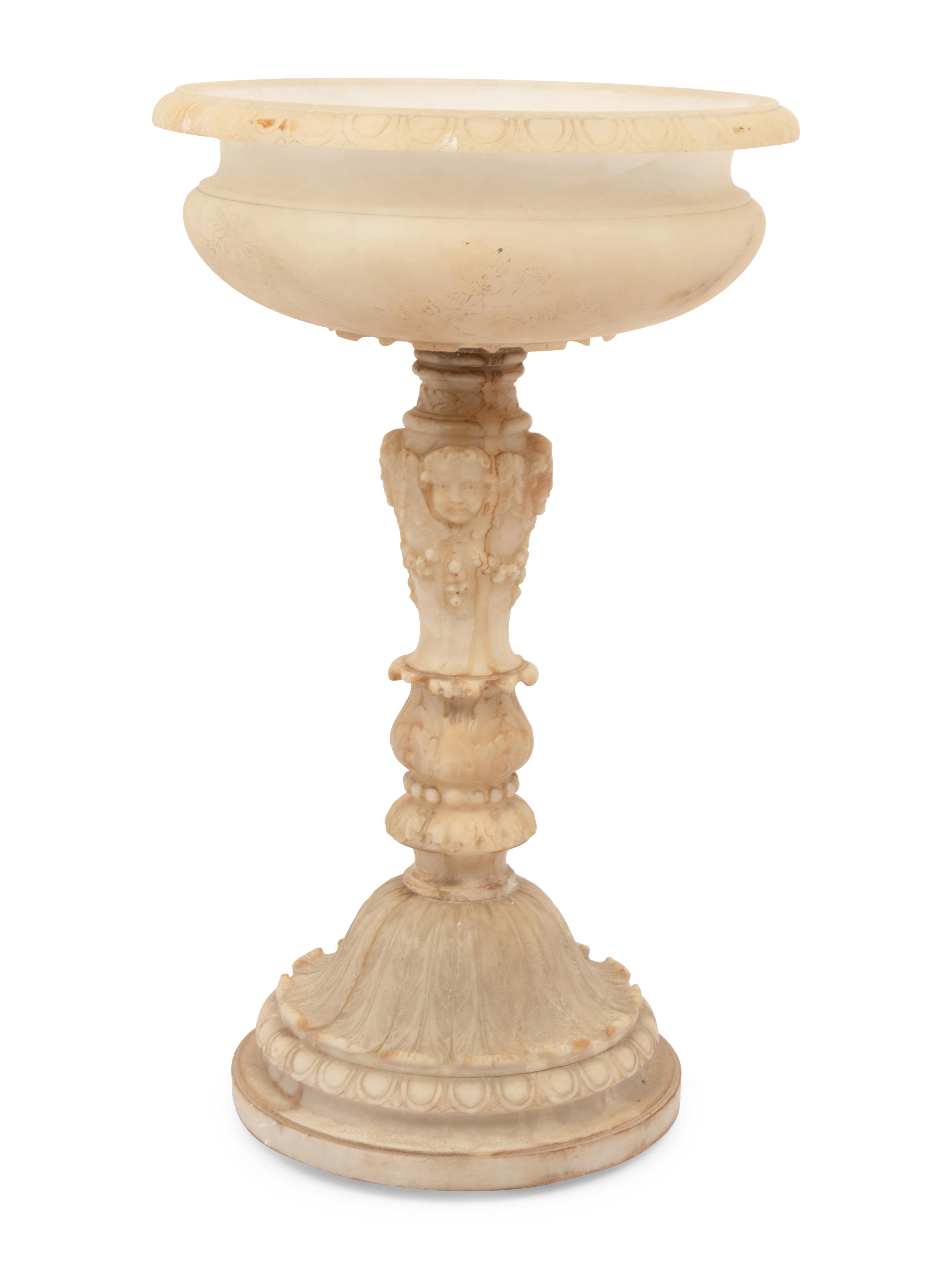 An Italian Alabaster Table Lamp