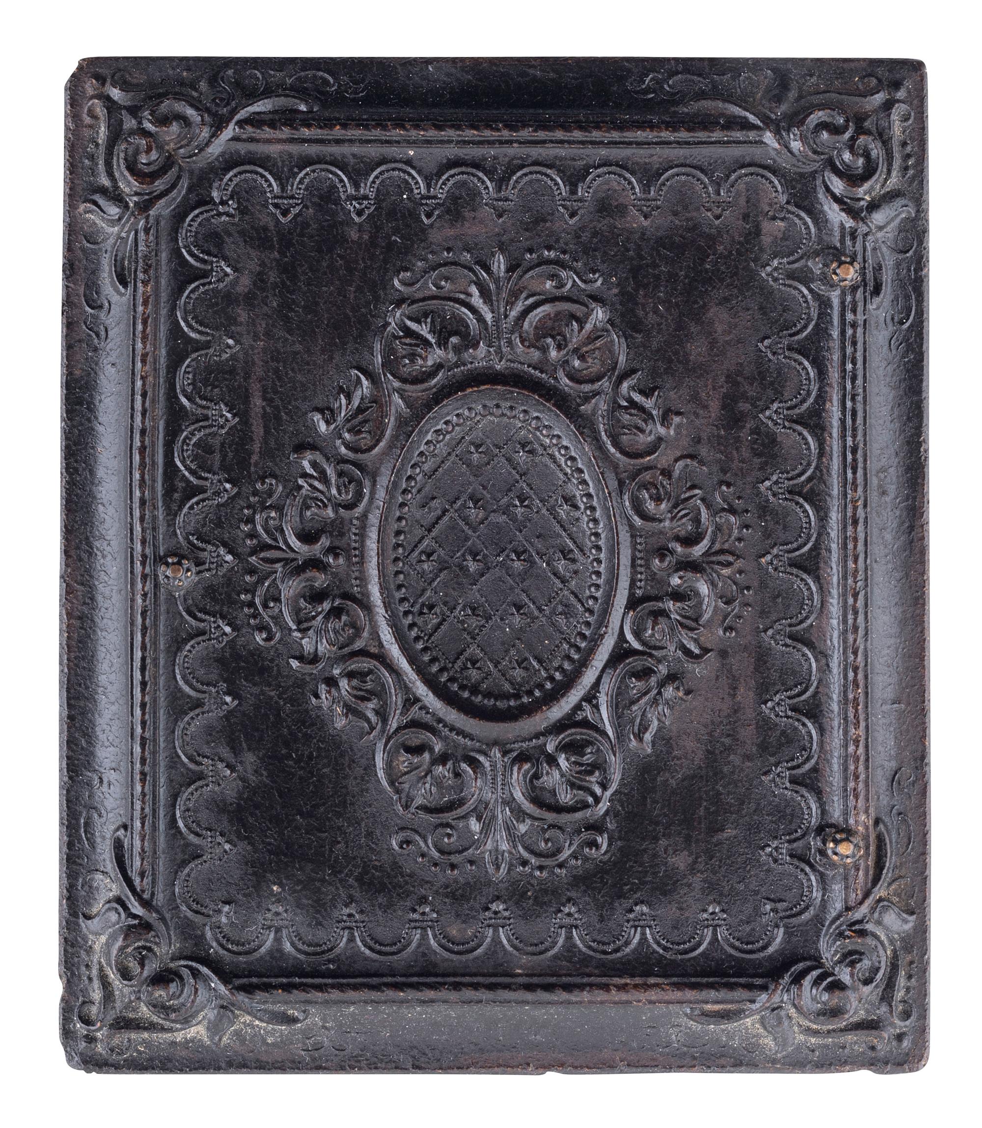 [EARLY PHOTOGRAPHY]. Ninth plate daguerreotype of African American woman.