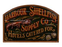 An American Painted Trade Sign