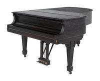 A Steinway and Sons Mahogany Grand Piano