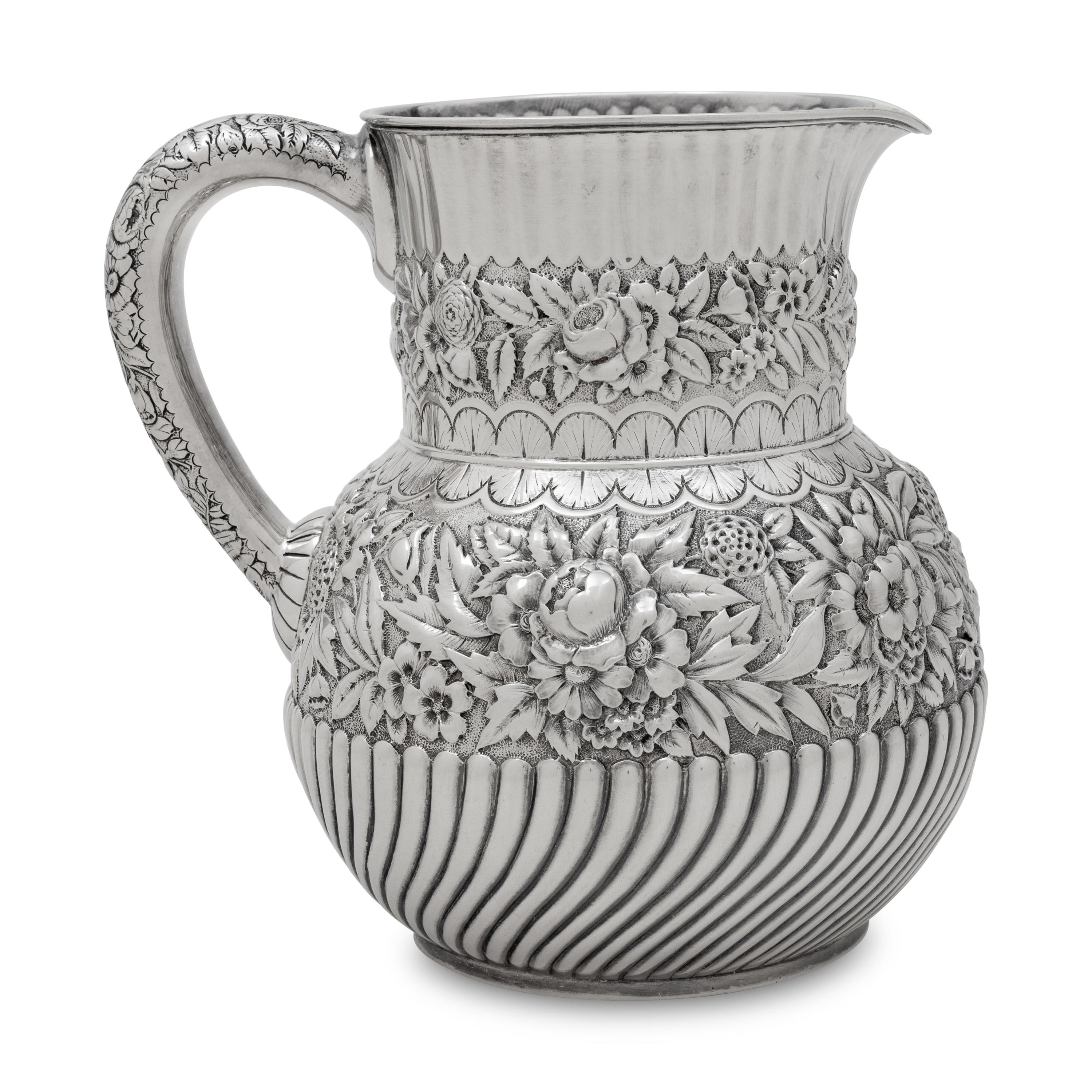 A Tiffany and Co. Silver Water Pitcher