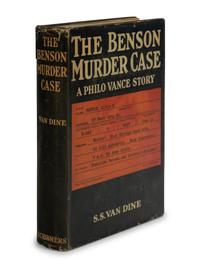 WRIGHT, William Huntington ("S.S. Van Dine") (1888-1939). The Benson Murder Case . New York: Charles Scribner's Sons, 1926.