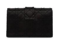 Christian Dior, Black Satin New Lock Clutch