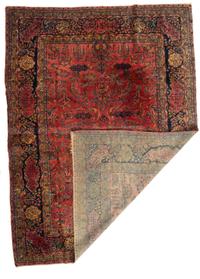 A Kashan Manchester Wool Rug