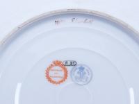 A Pair of Sèvres Painted and Parcel Gilt Pink-Ground Porcelain Plates