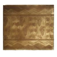 An Art Deco Etched Glass Panel 36" W x .5" D x 32" H — France, Circa 1920