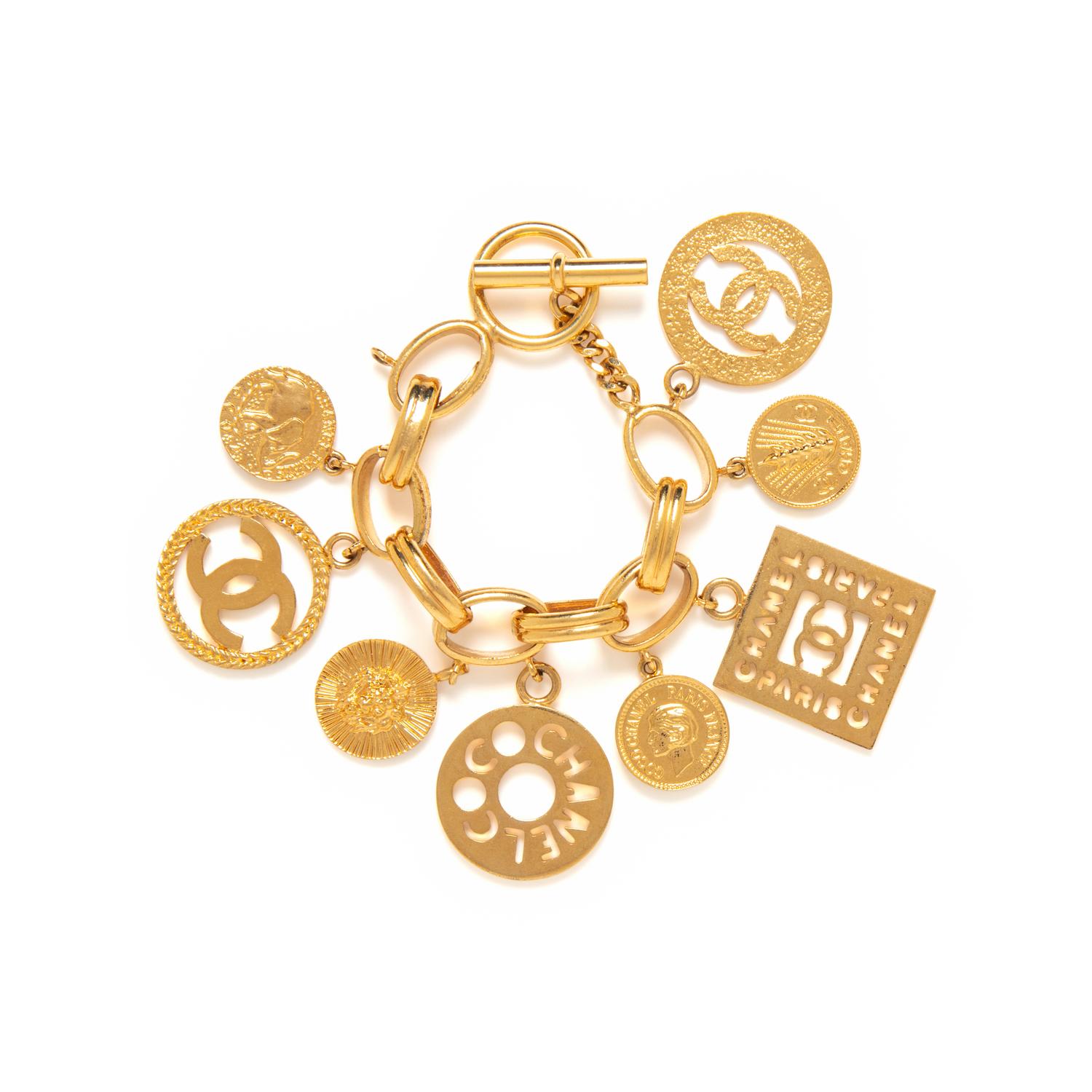 Chanel, Medallion Charm Bracelet