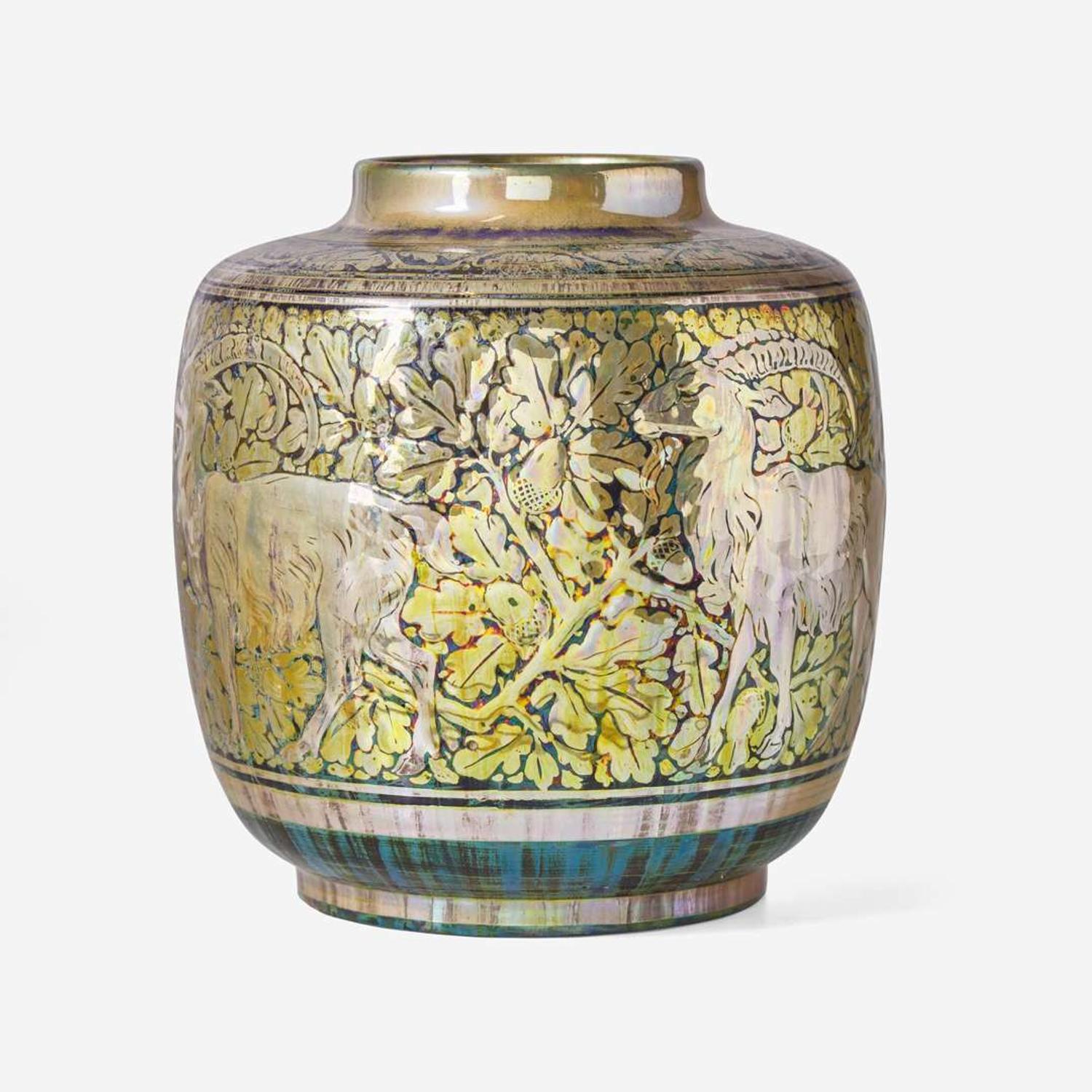 A Royal Lancastrian lustre glazed earthenware vase Richard Joyce (English, 1873-1931), Pilkington, England, 1905-1908