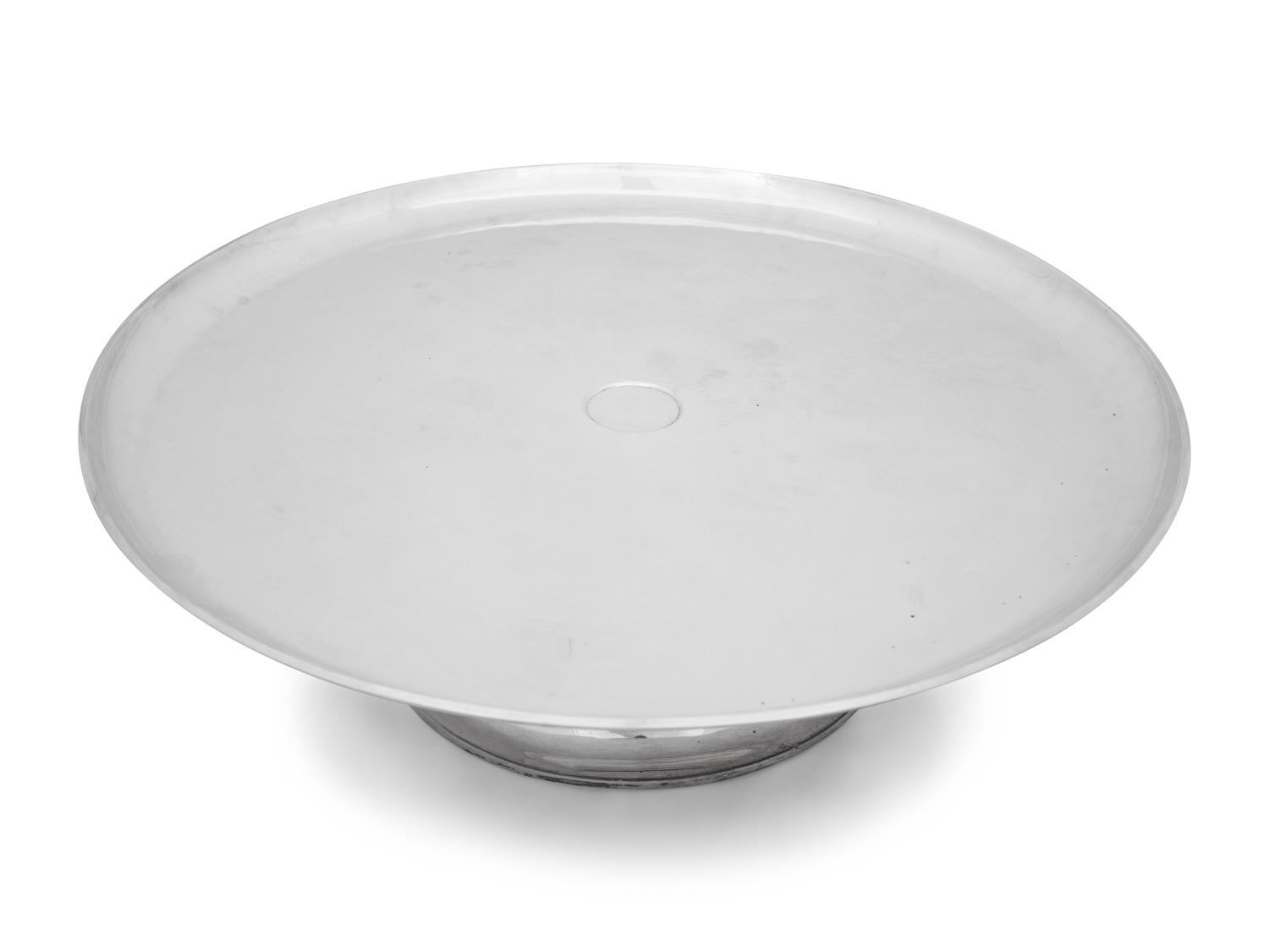 A Mexican Silver Lazy Susan Platter