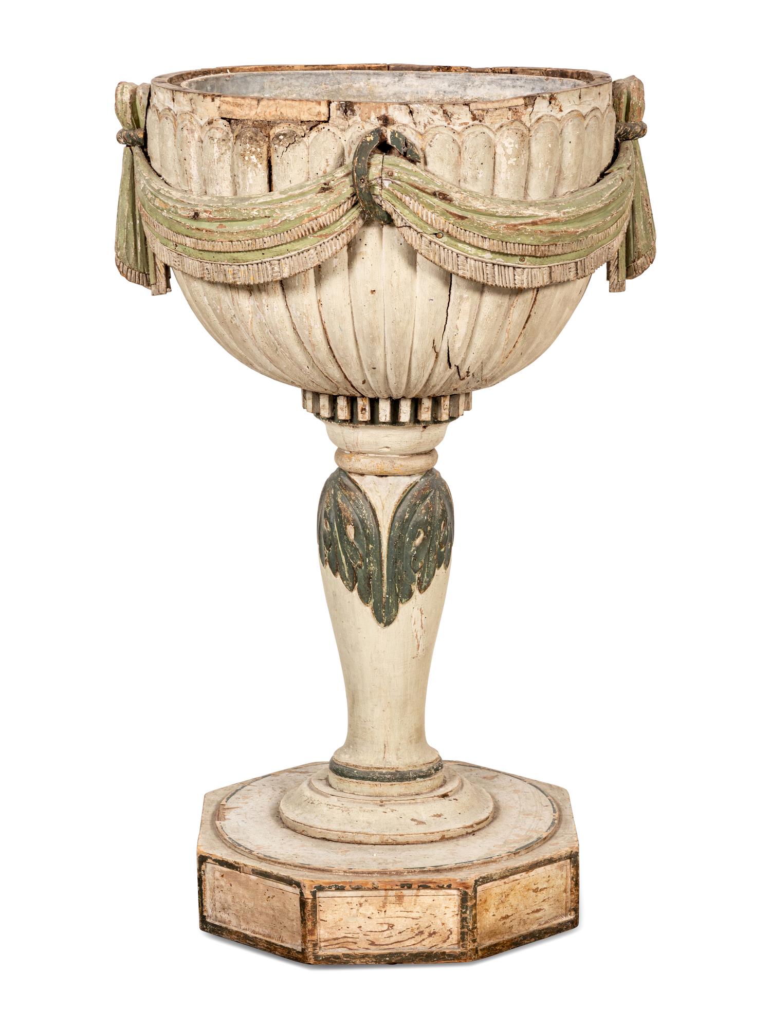 An Italian Painted Pine Jardinière