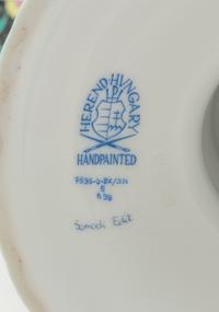 A Herend Porcelain Black Dynasty Pitcher