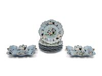A Set of Ridgway Porcelain Table Articles