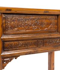A Chinese Carved Hardwood Altar Table