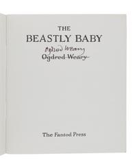 GOREY, Edward (1925-2000). The Beastly Baby . N.p.: The Fantod Press, 1962.