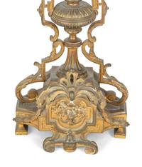 A Louis XVI Style Gilt Bronze Six-Light Candelabrum