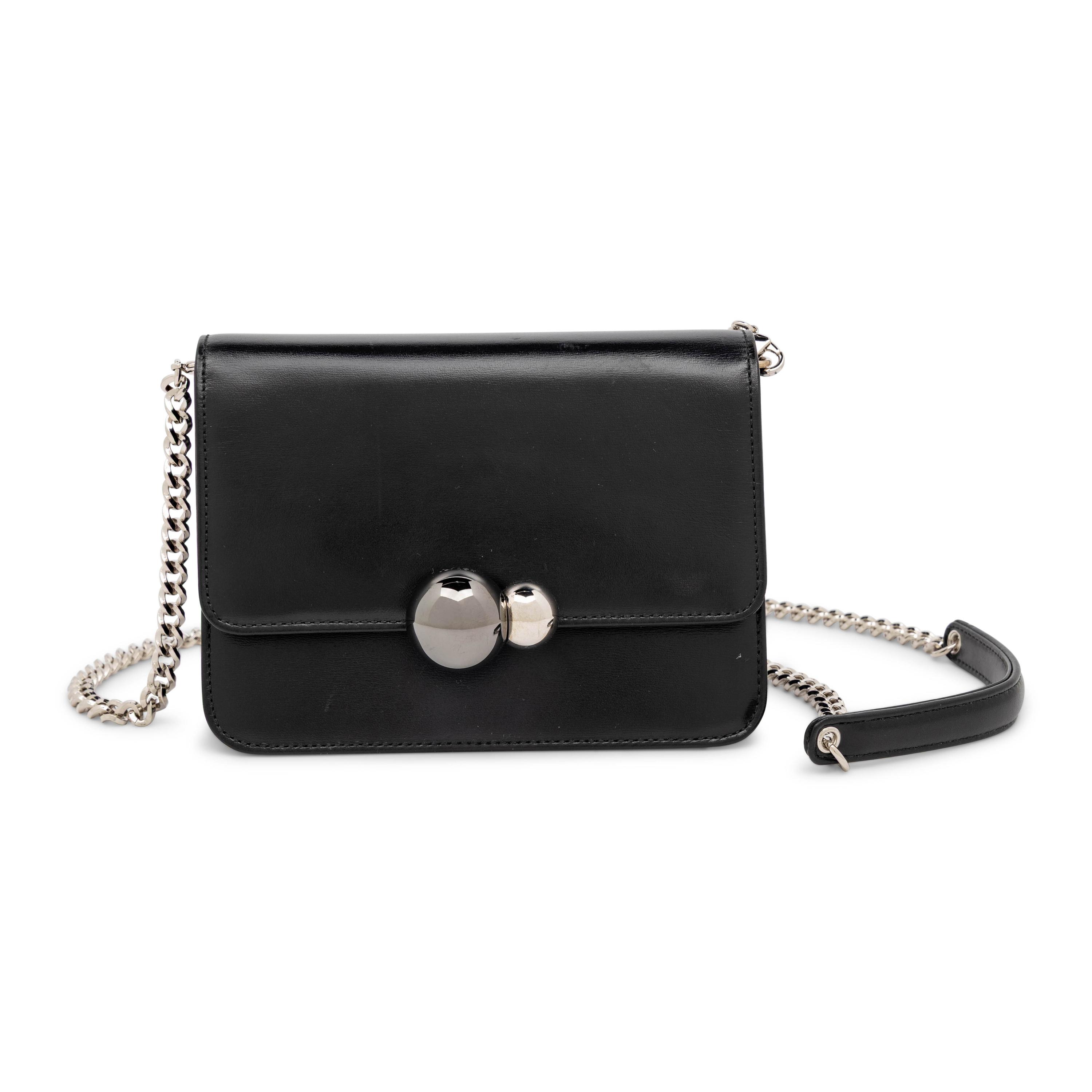 Christian Dior, Small Black Leather Flap Bag