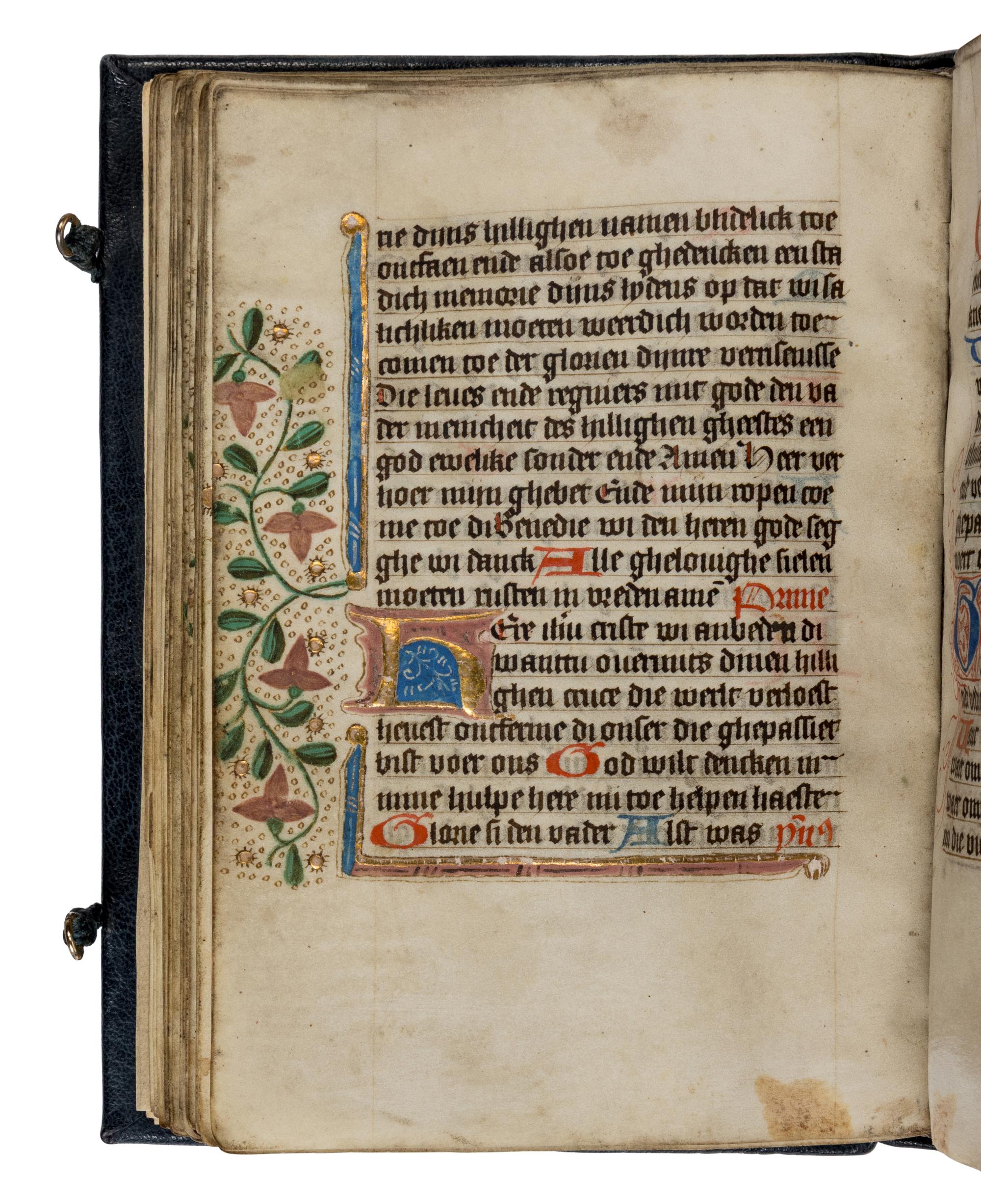 CIRCLE OF THE MASTER OF MS REID 33 and SELWERD ABBEY SCRIPTORIUM (AGNES MARTINI?) (active The Netherlands, Groningen, c. 1468-1510) Book of Hours, in Dutch, illuminated manuscript on parchment [The Netherlands, Groningen, c. 1480–1490]