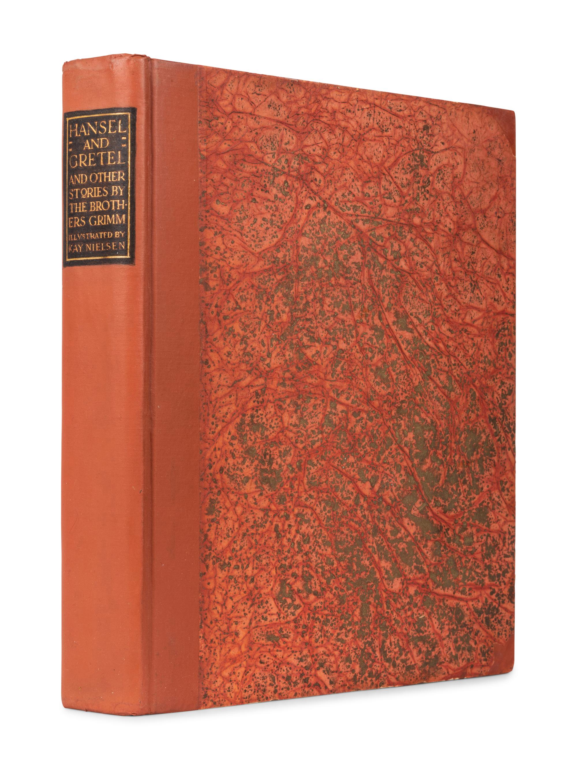 GRIMM, Jacob Ludwig Karl (1785-1863) and Wilhelm Carl (1786-1859) (“The Brothers Grimm”). Hansel and Gretel and Other Stories . Kay Rasmus Nielsen, illustrator. London: Hodder and Stoughton, 1925.