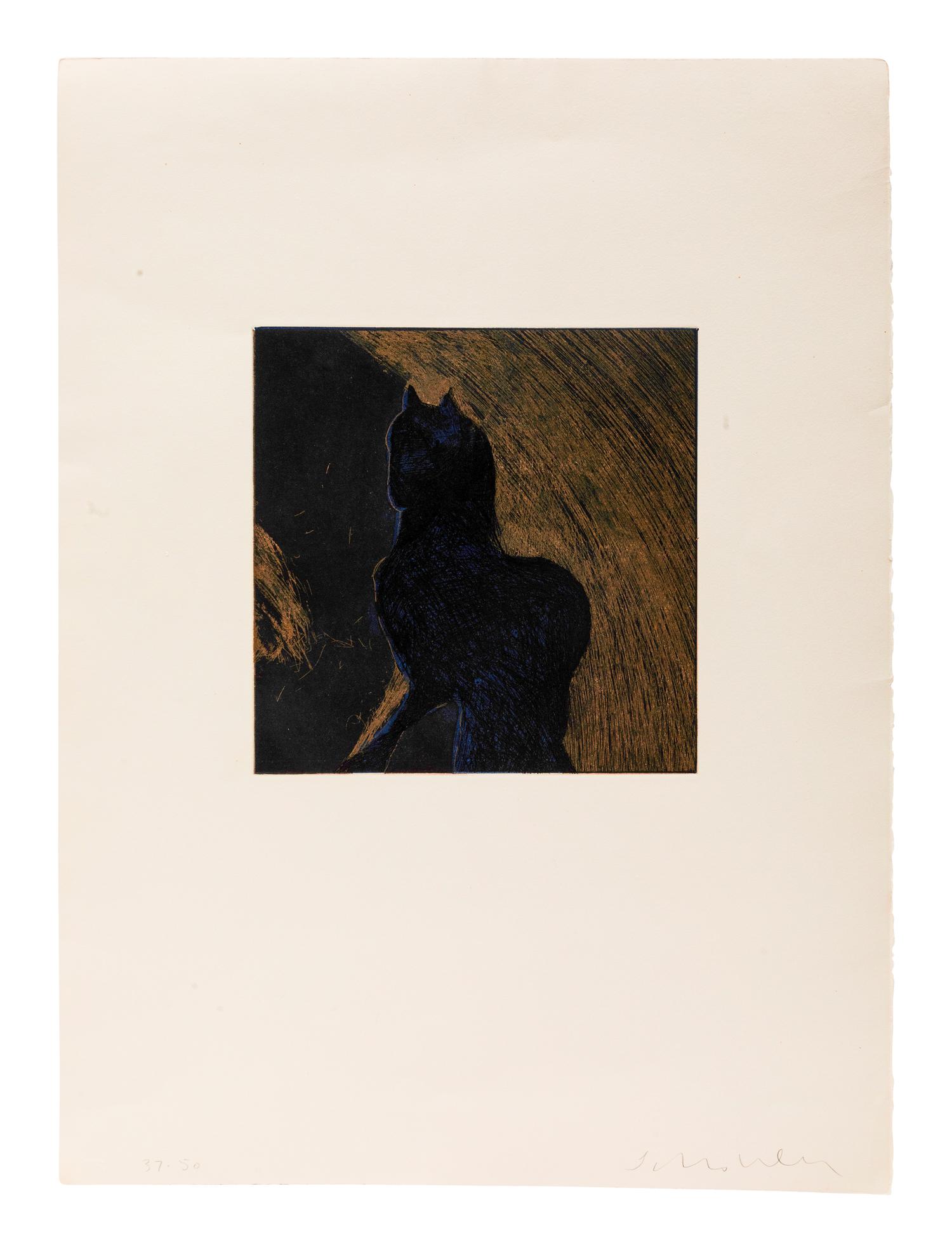 Two Works: Blue Cat Ghost, edition 15/15; Dream Horse , edition 37/50