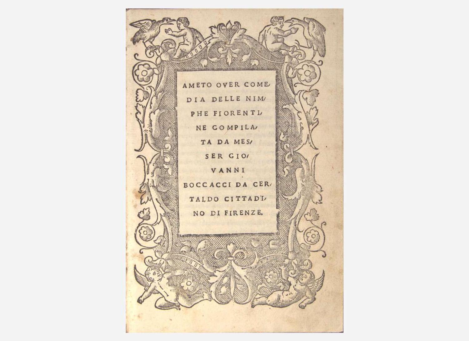 [Literature] Boccaccio, Giovanni: Group of 12 Works